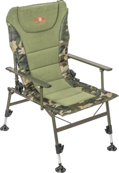 Carp Zoom N2 Komfort karfás szék, 50x50x35/88 cm, Camou/Fleece