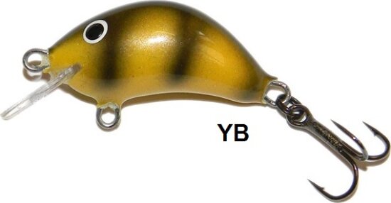 Kenart Hunter 20mm, 1,5 g, YB, wobbler