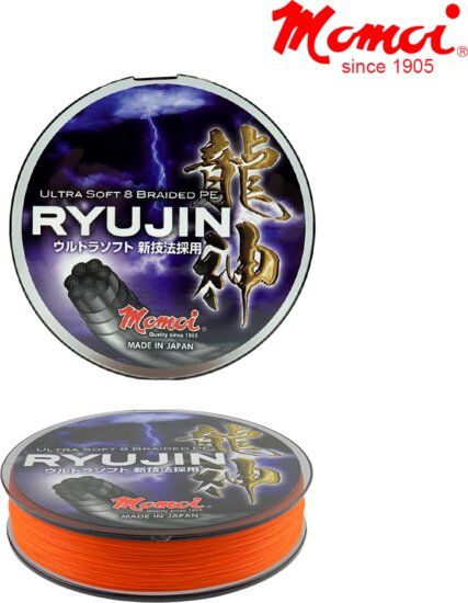 Momoi Ryujin fonott zsinór 125m narancs 0,10 mm