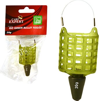 Carp Expert Go Green Bullet Feeder Kosár 30G