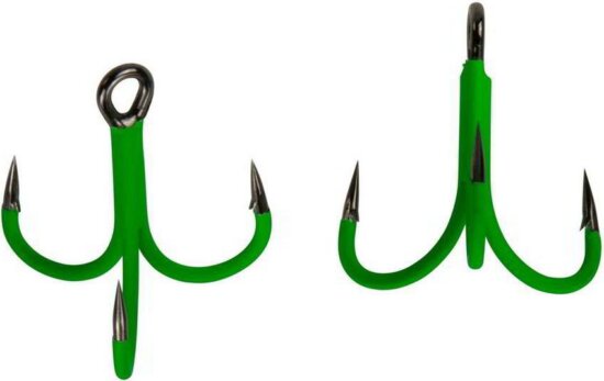 A-STATIC TREBLE 6x HOOK 1/0 4PCS