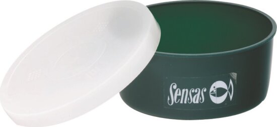 Sensas Csali doboz Bait Box Round Green M