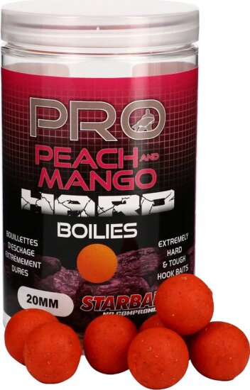 Starbaits Hard Boilies Pro Peach & Mango 200g 20mm