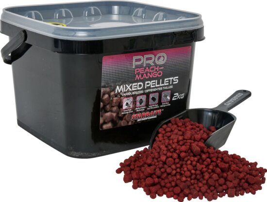 Starbaits Pellet Mixed Pro Peach & Mango 2kg