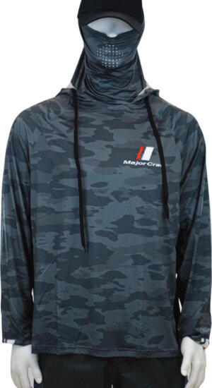 Major Craft Sun Protection Hoodie Uv Álló Kapucnis Felső L Dark Gray