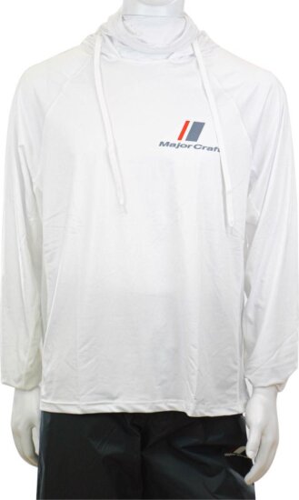 Major Craft Sun Protection Hoodie Uv Álló Kapucnis Felső 4L White