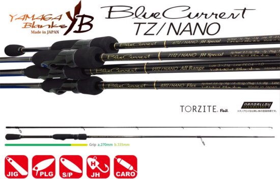 Yamaga Blanks Yamaga Blue Current 72Tz Nano Global 2.185m 1.5-15g Fuji Titanium Torzite