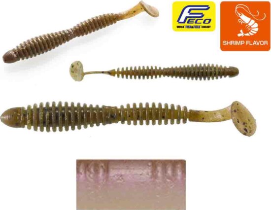 Tiemco Locoism Flexy Shad 3" 7.6cm #226 Purple Smelt