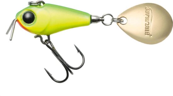 Spinnertail Tiemco Riot Blade S 25mm 9g 07 Lime Chartreuse