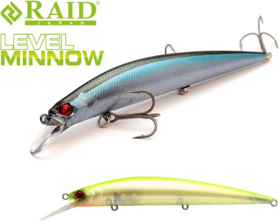 Raid Japan Raid Level Minnow 125mm 14g 022 Pearly Chart