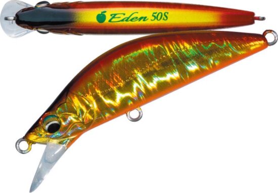 Major Craft Finetail Eden 60S 6cm 5.7g #015 Laser Red Gold