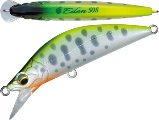 Major Craft Finetail Eden 60S 6cm 5.7g #014 Pearl Chart Yamame