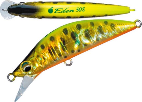 Major Craft Finetail Eden 45Ss 4.5cm 3.0g #013 Gold Chart Yamame