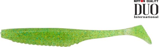 Duo Realis Versa Shad 4" 10cm F084 Lime Chartreuse Uv