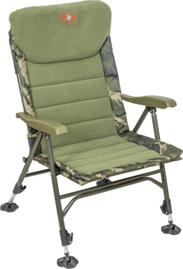 CZ Recliner Komfort horgászfotel, 56x46x42/98 cm, Camou/Fleece