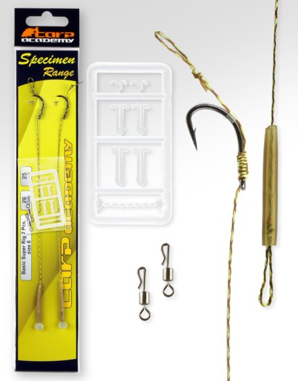 Carp Academy Basic Super Rig 4-es méret 2db/cs