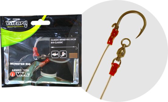 Wizard Monster Classic Braid Rig 9/0 Classic