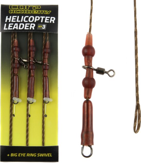 Carp Academy Komplett végszerelék ólombetétes zsinóron 3db/cs