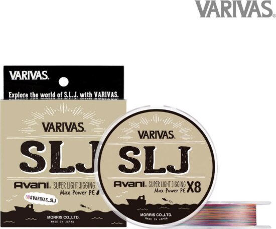 Varivas Avani Slj Super Light Jigging Max Power Pe X8 150m #1.0 20.2Lb 10m X 5 Color