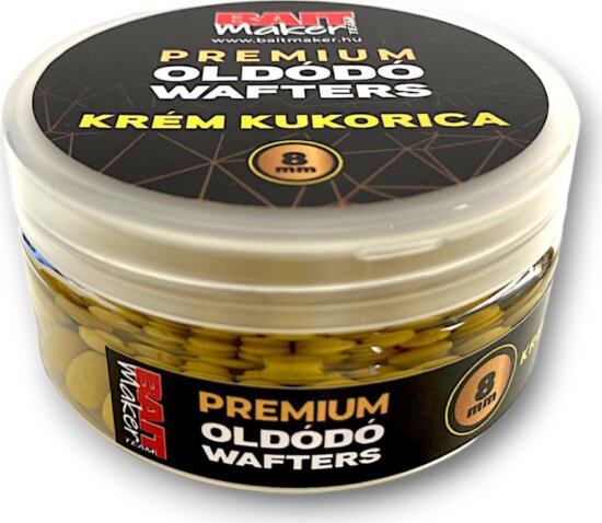 BAIT MAKER Premium Oldódó Wafters 8 mm Krém Kukorica 30 g
