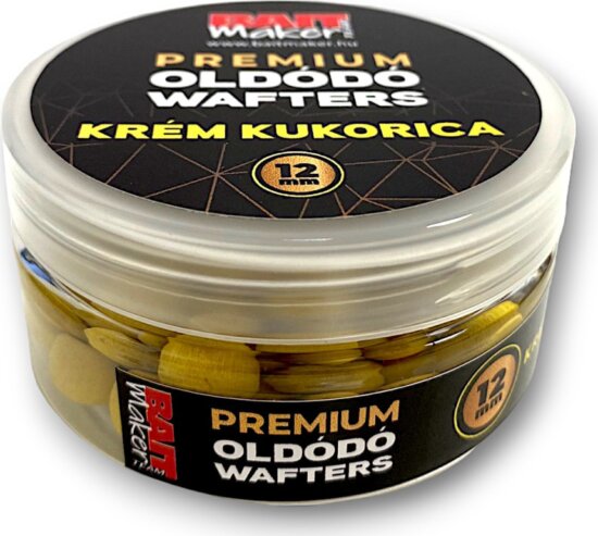 BAIT MAKER Premium Oldódó Wafters 12 mm Krém Kukorica 30 g