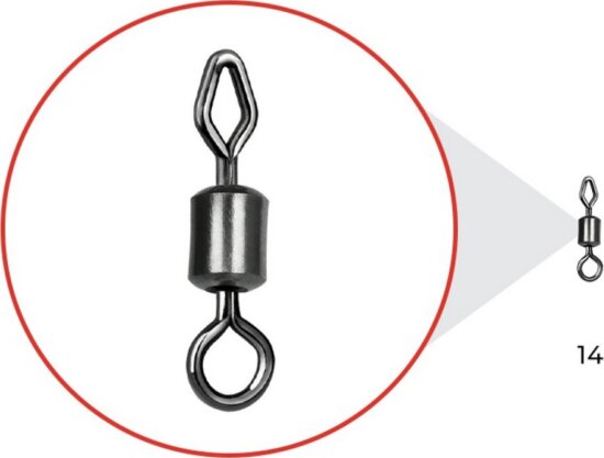Nytro Connex Mixed-Eye Mini Feeder Swivel 14