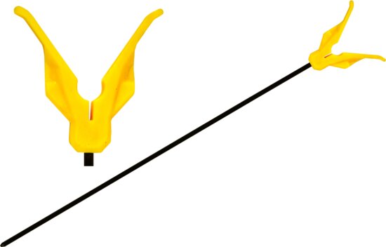 Botvilla V Alakú Sárga 45Cm