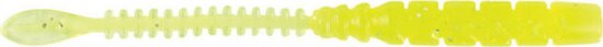 Mustad Aji Beaver Tail 2.5" Clear Chartreuse 12db/csomag