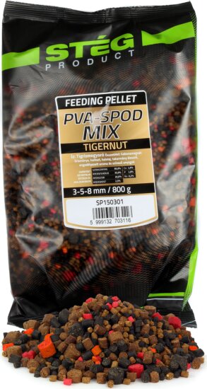 Stég Pva-Spod Mix 800g Tigernut 3-5-8mm