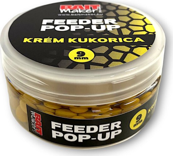 BAIT MAKER Feeder Pop Up 9 mm Krém Kukorica 25 g
