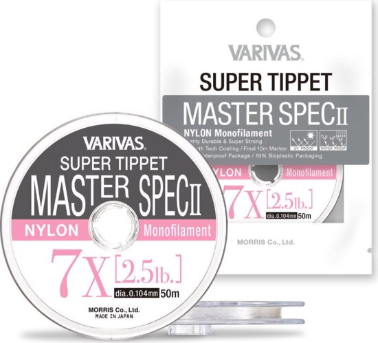 Varivas Super Tippet Master Spec Ll Nylon 7X 50m 0.104mm 2.5Lb