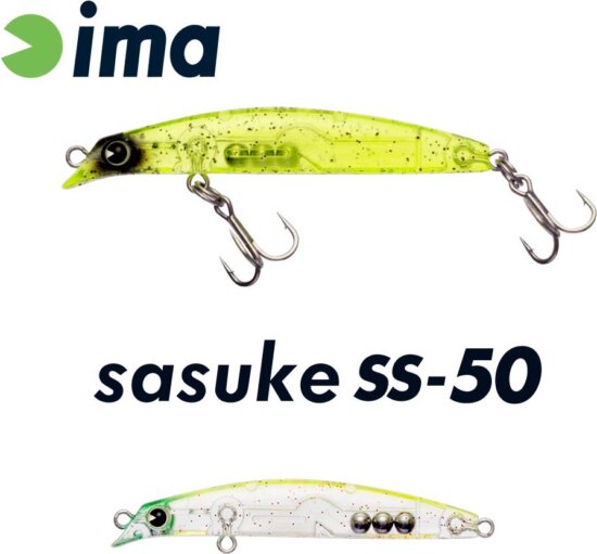 Ima Sasuke Ss-50 50mm 1.7g 010 Lime Red Pepper