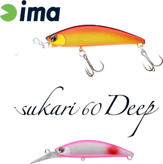 Ima Sukari 60 Deep 60mm 8g 013 Red Spot Pink