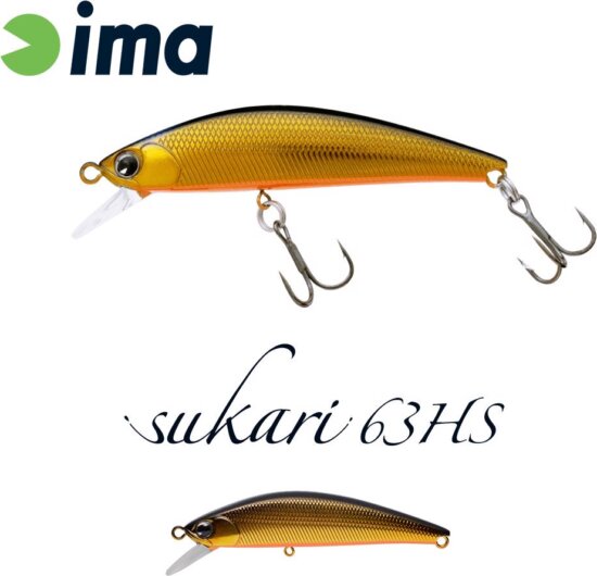 Ima Sukari 63Hs 63mm 8g 002 Gold Black