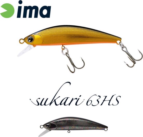 Ima Sukari 63Hs 63mm 8g 012 Titanium Black