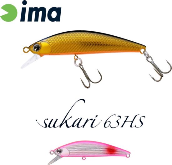Ima Sukari 63Hs 63mm 8g 013 Red Spot Pink