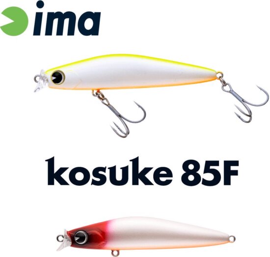 Ima Kosuke 85F 85mm 11.5g 001 Red Head Pearl Ob