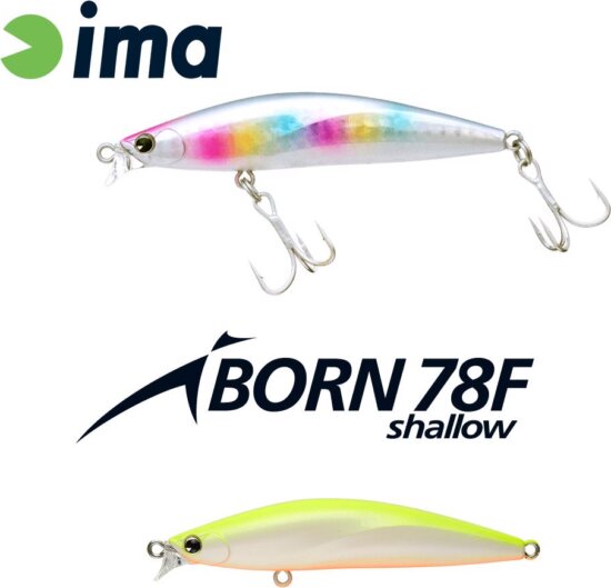 Ima Iborn 78F Shallow 78mm 8.5g 003 Chart Back Pearl