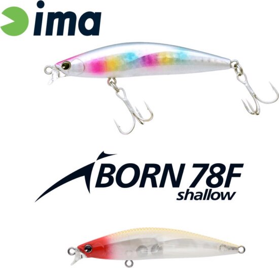 Ima Iborn 78F Shallow 78mm 8.5g 015 Classical Red Head