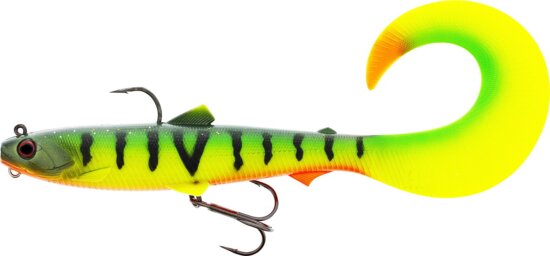 WESTIN BullTeez Curltail R2F 21cm 73g Sinking Tiger Perch 1pc