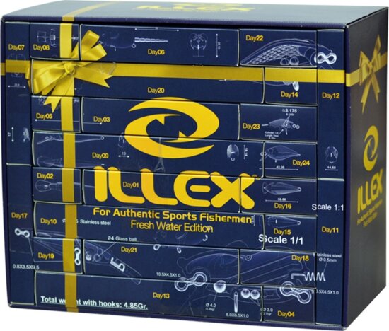 Adventi naptár Illex Water Fresh (édes víz)