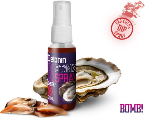 Delphin STINX SPRAY / 30 ml aroma spray (Osztriga/piros)