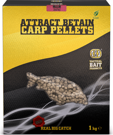 SBS Attract Betain Carp Pellets (Plum & Shellfish, Sweet-Fishy, 6 mm)