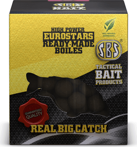 SBS Eurostar Ready-Made Boilies 150 gr (Plum & Shellfish, Sweet-Fishy, 20 mm, Eurostar)
