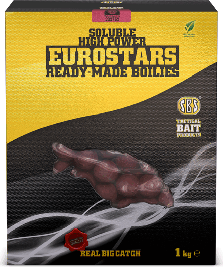 SBS Soluble Eurostar Ready-Made Boilies (Garlic, Spicy, 20 mm, Eurostar)