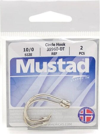 Mustad Tuna Circle Hooks 10/0 3db/csomag