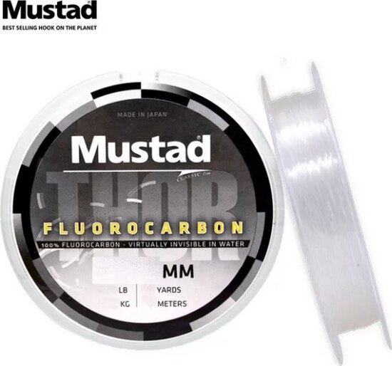Mustad Thor Fc Leader 33Yd 40Lb C Clear
