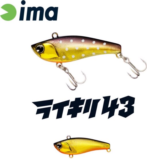 Ima Raikiri Vibration 43S 43mm 4g 002 Gold Back