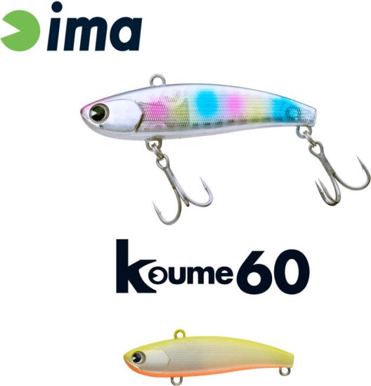 Ima Koume Vibration 60 60mm 11g 102 Chart Back Pearl