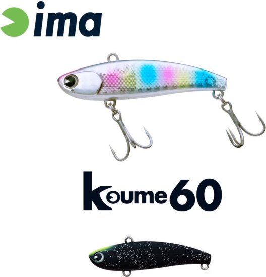 Ima Koume Vibration 60 60mm 11g 119matt Night Black